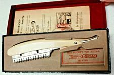 Durham Duplex Safety Razor Sheffield England-Complete Set w/ Instructions & Box
