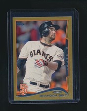BRANDON BELT 2014 TOPPS GOLD PARALLEL 0897/2014 #284