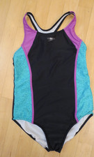 Size XL Speedo Girls Racerback One-Piece Swimsuit Unpadded Lined