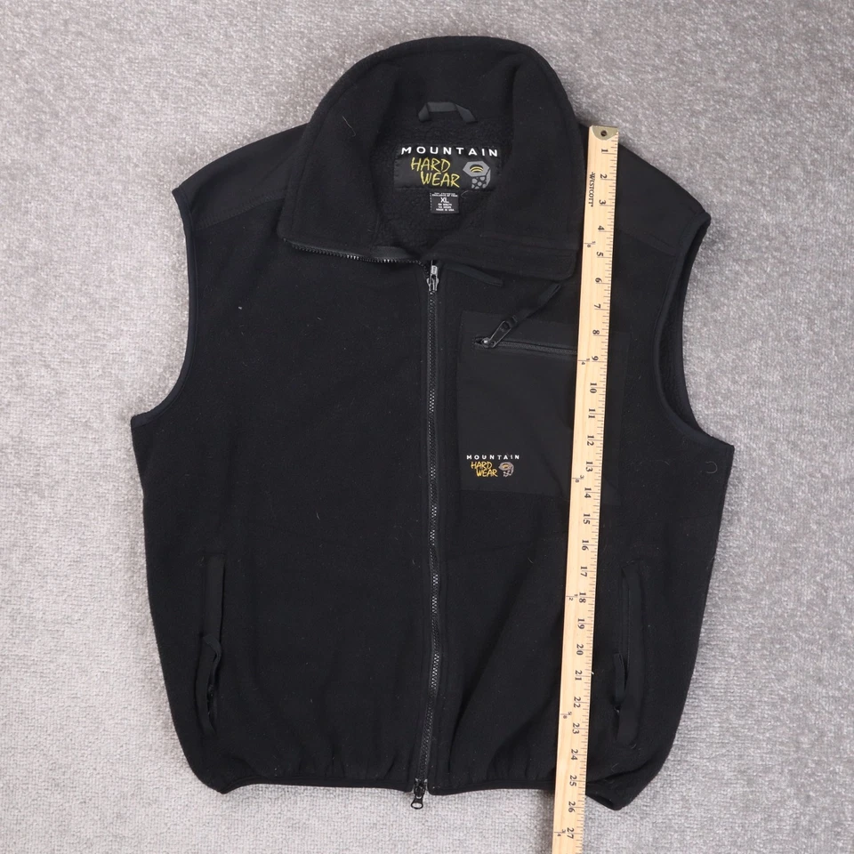 Chaleco sin mangas vintage Mountain Hardware negro XL polar Foto 2 de 4