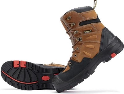 ROCKROOSTER Woodland Boots Men's 9.5 EEE Waterproof 8  Work Boots Landscaping