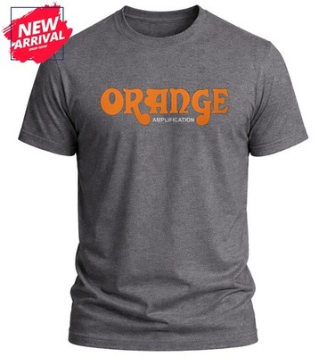 Orange Amps Amplification Logo Heavy Cotton T-Shirt - USA Size