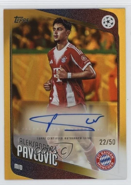 2025-26 Topps アレクサンダルパヴロヴィッチ　オートグラフ直筆サイン 2025-26 Topps アレクサンダルパヴロヴィッチ オートグラフ直筆サイン