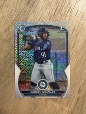 Gabriel Gonzalez 2023 1st Bowman Chrome Prospects #BCP-133 Mojo Refractor