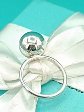 Tiffany & Co. HardWear 11- 12 mm Silver Ball Ring size O 1/2 UK/55.5 EU/ 7.5 US