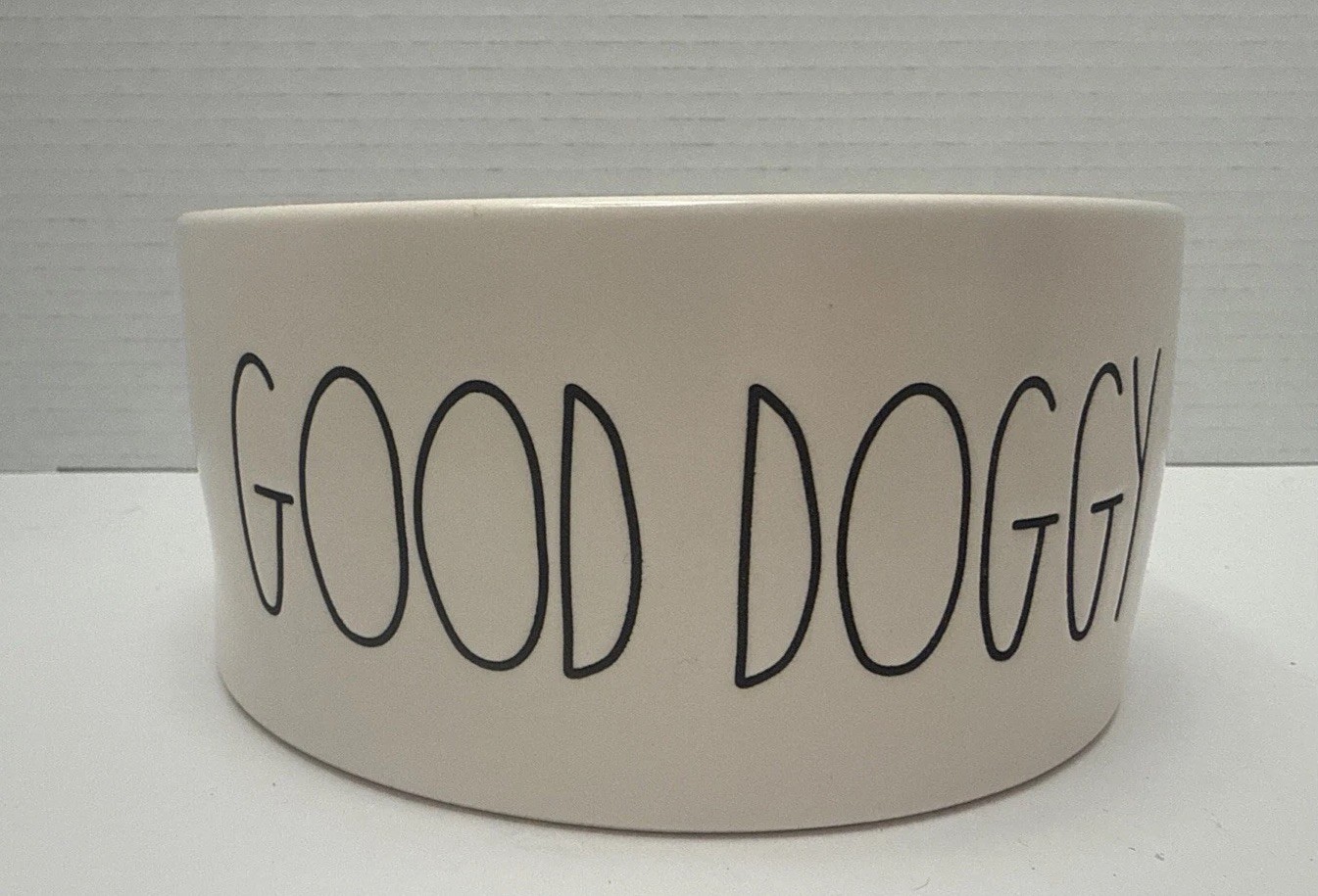 Water Bowl Dish &ldquo;good Doggy&ldquo; Artisan Collection Magenta 