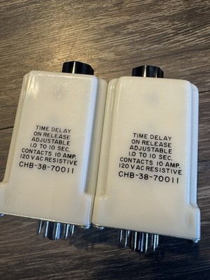 POTTER & BRUMFIELD CHB-38-70011 TIMER RELAY Lot Of 2