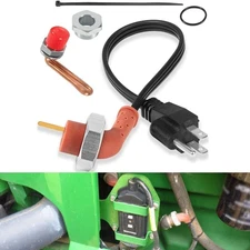 DZ102076 RE227949 Engine Coolant Heater Kit with Power Cord For John Deere