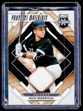 2020 Panini Elite Extra Edition Nick Madrigal Prospect Materials Black PM-NM Sox