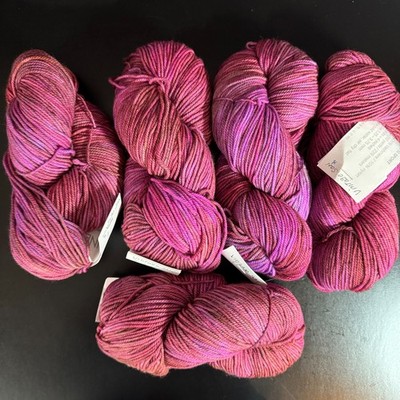 MADELINETOSH 80/10/10 SPORT YARN 5 Skeins ''Vintage Sari'' 250 Yds Merino Cashmere