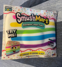 VIRAL Squishy Rainbow Layer Cake JUMBO SQUISHY 5 Smush Mart RMS USA Crazy Fun