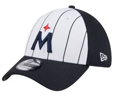 New Era Adult Minnesota Twins Batting Practice Navy 39Thirty Stretch Fit Hat M/L