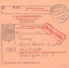 141167) Ships package card shipping city, self-booker, additional fee