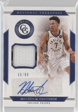 2019 Panini National Treasures Game Gear 69/99 Malcolm Brogdon #GGA-MBG Auto ib1