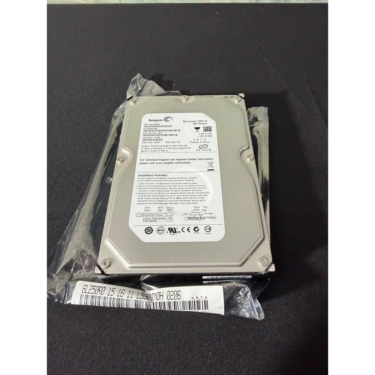 Seagate SATA II Internal Hard Disk Drives 400 GB Storage Capacity