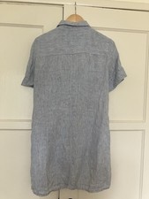 100% linen Tahari shirt dress