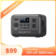 BLUETTI AC2A 300W 204Wh Portable Power Station Solar Generator for Trip Camping