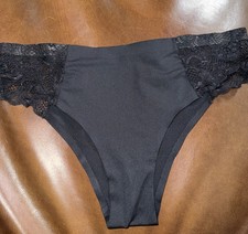 Prima Valentina Classic Black Lace Cheeky Panties Large