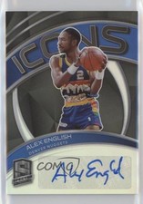 2020-21 Panini Spectra Icons 81/99 Alex English #ICO-AEN Auto HOF 0w8