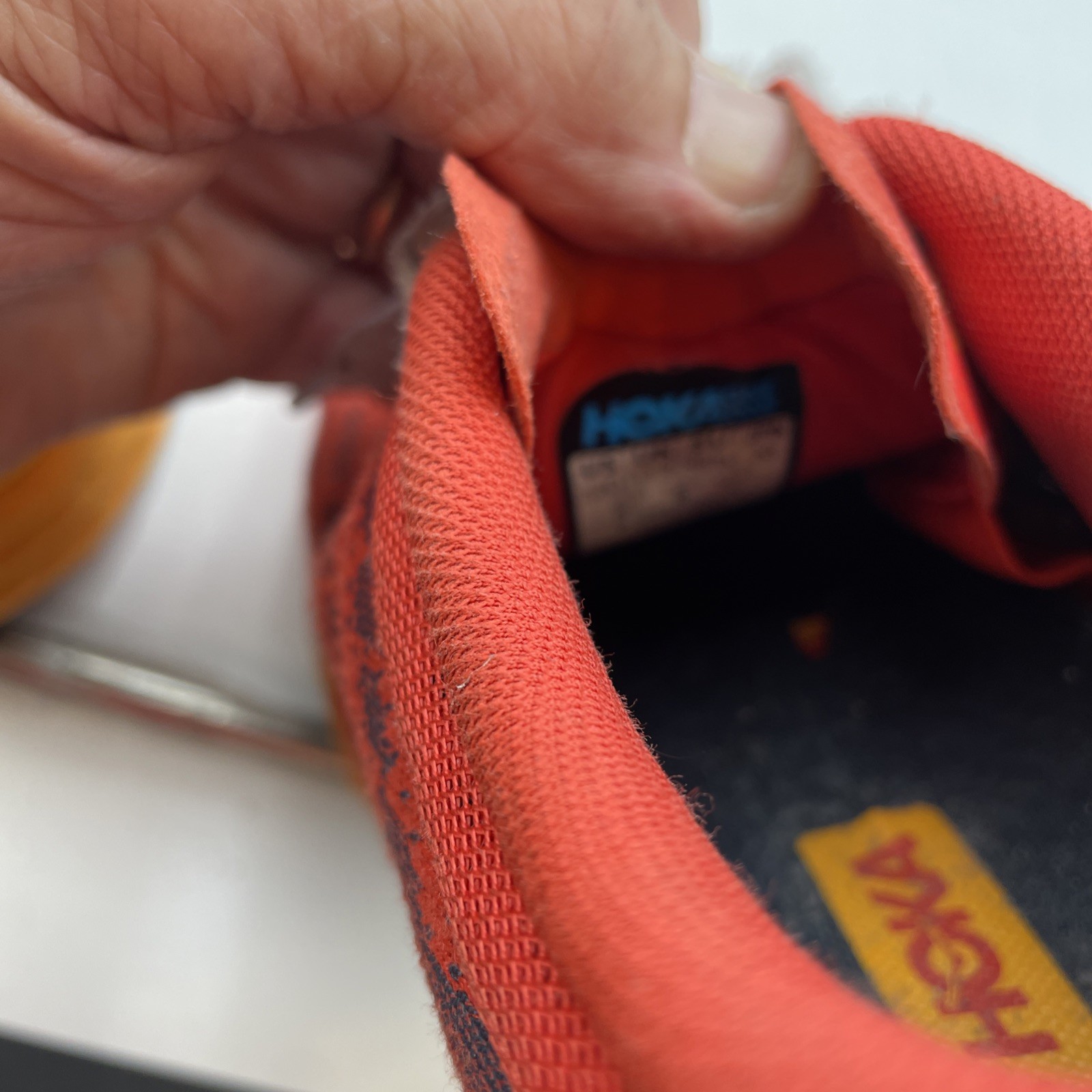 Hoka One One Speedgoat 5  Mens Size 12D Fiesta Radiant Yellow Shoes 1123157 FRYL thumbnail 11