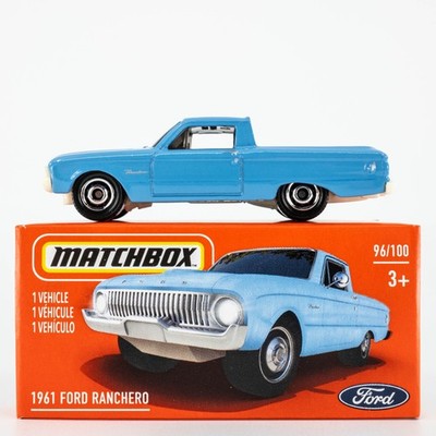 2021 Matchbox Power Grabs #96 1961 Ford (Falcon) Ranchero CAMBRIDGE BLUE | FSB