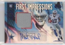 2018 Panini Illusions Trophy Collection Blue 94/100 Michael Gallup #129 Auto nd3