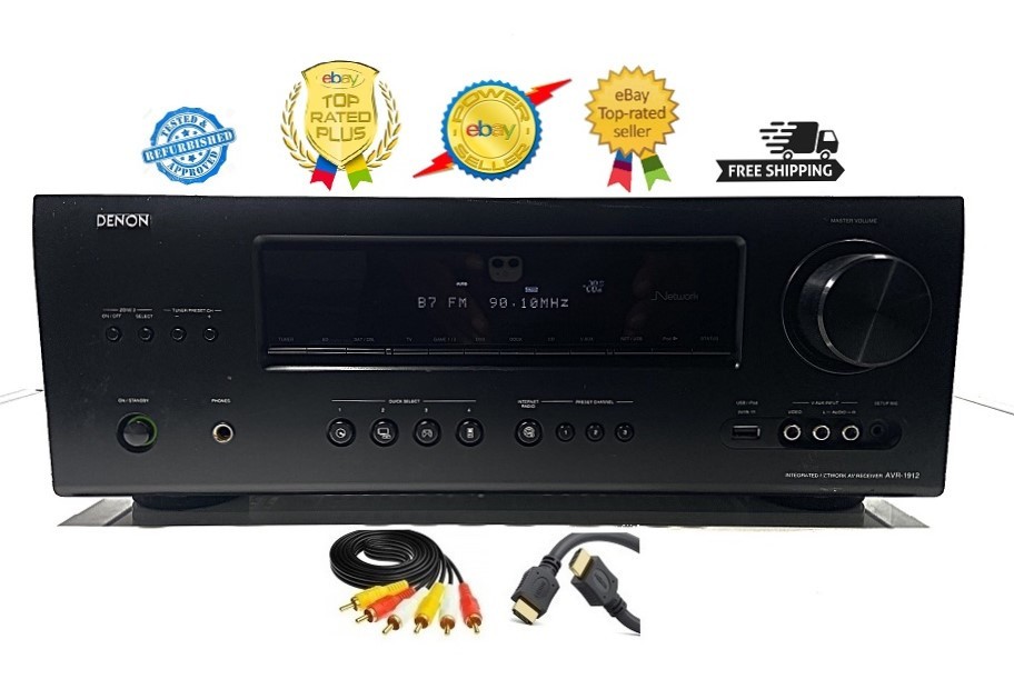 DENON AVR-1912　リモコン付き‼️ Denon AVR 1912 7.1 Channel 125 Watt Receiver for sale online