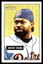 Dmitri Young 2005 Bowman Heritage #105 Tigers MLB READ FREE SHIP AutographDen