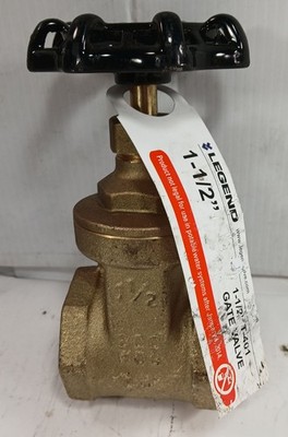 1 NEW LEGEND T-401 1-1/2  NO-LEAD BRASS GATE VALVE NNB ***MAKE OFFER***