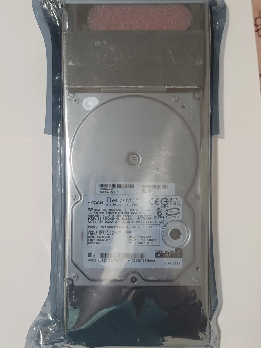 25+ Hitachi 3.5 in Form Factor 500 GB Storage Capacity Internal