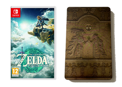 The Legend of Zelda Tears of the Kingdom  Nintendo Switch Spiel +Steel Book gold