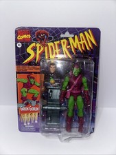 2020 Spider-Man Retro Marvel Legends Carded Green Goblin 6-Inch Action Figure