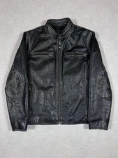 Marc New York by Andrew Marc Distressed Heavy Leather Jacket Men’s Size Large