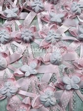 50 Segnaposto Nascita Comunione Ape Coccinella Farfalla Fiore