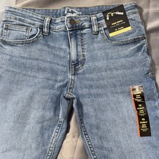 Boys Jeans Super Skinny Fit Size 10 Husky Art Class, Adjustable Waist New