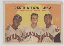 1959 Topps Destruction Crew Minnie Minoso Rocky Colavito Larry Doby HOF 1g37