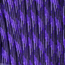 550 Paracord Acid Purple Camo Made in the USA Nylon/Nylon