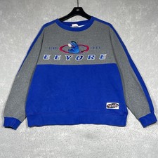 Vintage 90s Disney Store Eeyore Color Block Sweatshirt Mens XL Winnie The Pooh