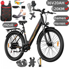 29 Zoll E-Bike Elektrofahrrad 250W 20Ah Fahrrad Pedelec e Citybike Damen …