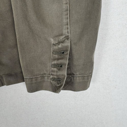 Universal Works Khaki Green Bakers Chore Utility Worker Jacket Button Up Medium - Picture 8 of 13
