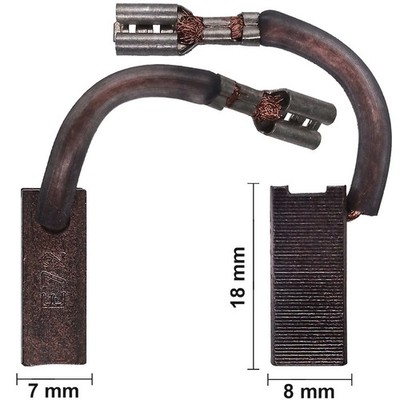 Kohlebürsten Schleifkohlen für Bosch GBH 36 V-LI, GBH 36 VF-LI Bohrhammer