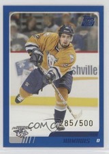 2003-04 Topps Traded Blue 285/500 Dan Hamhuis #TT119 k5i