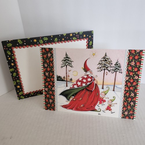 Vintage Maria Engelbreit Sonnenaufgang Weihnachten Zauberer Grußkarten Set, 11 in jeder Box.