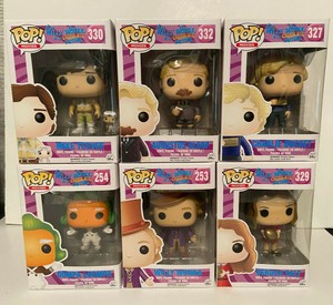 Funko Pop Willy Wonka Set of 6 Oompa Loompa 253 329 330 332 327 | eBay
