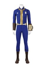 Game Fallout 4 Shelter No.75 Game Ver. Outfit Cosplay Costume Uniform Full Suit
