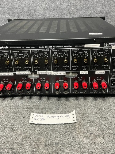 SpeakerCraft Power Amplifier BB1235 12-Channel Stereo Theater System in Black - Picture 20 of 20
