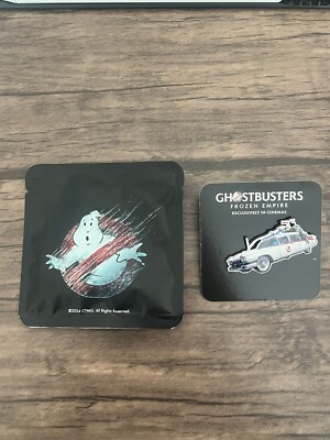 Ghostbusters Frozen Empire Pin Badge Exclusive to Odeon Collectible Ecto 1