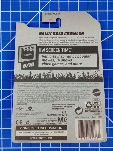 Hot Wheels 2022 Silver Rally Baja Crawler #94, Hot Wheels Hot Trucks 6/10 1:64 - Picture 3 of 3