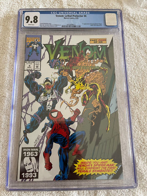 VENOM: Lethal Protector #4 - CGC 9.8 - White Pgs - 1st app. Scream - Marvel 1993