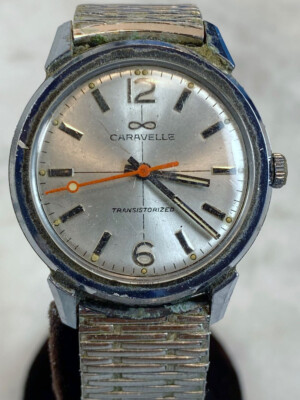 Vintage CARAVELLE Transistorized Watch. 12 Jewels Quartz 12OTC